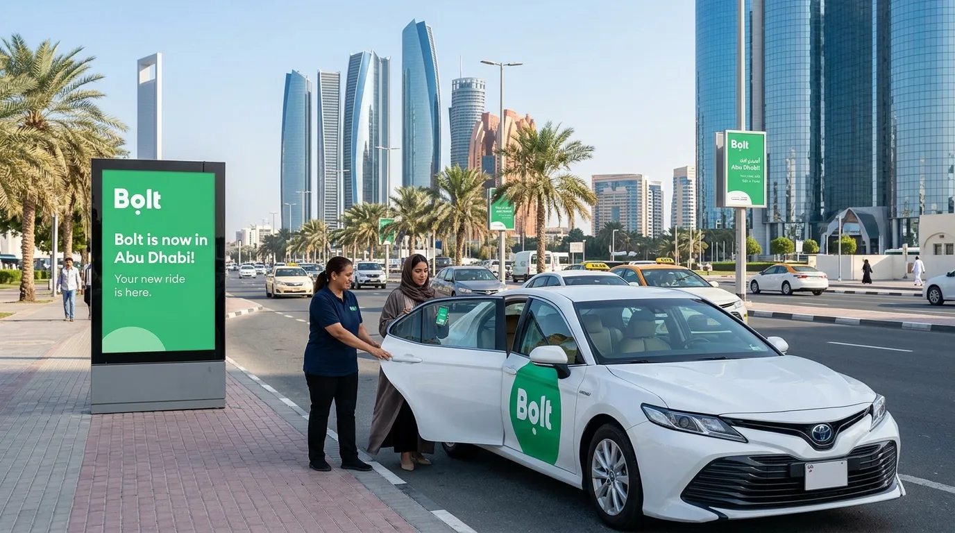 Bolt’s Abu Dhabi Launch Signals a New Wave in UAE Mobility and Ride-Hailing
