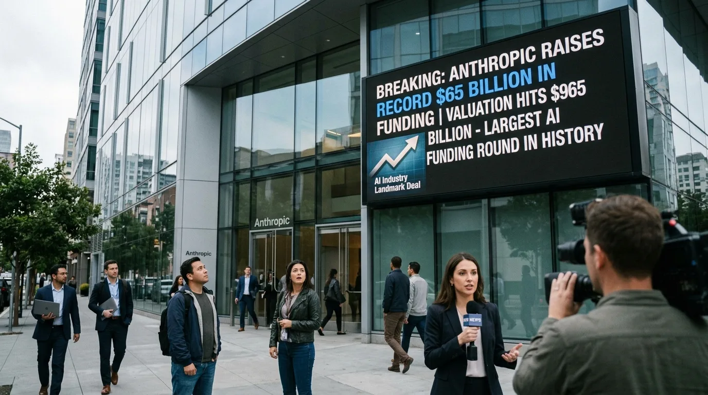 Anthropic Raises Record $65 Billion at $965 Billion Valuation — Largest AI Funding in History