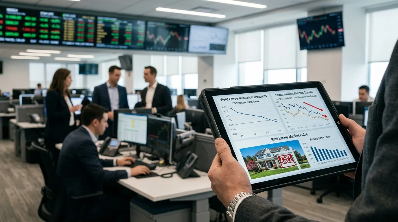 Yields Flatten and Commodities Cool: Easing Geopolitical Pressures and Soft US Housing Demand Shift Global Markets
