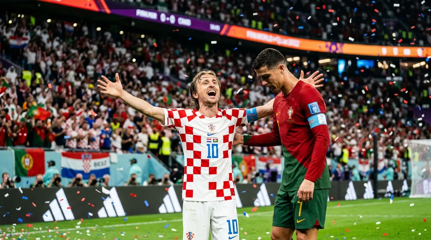 The Last Dance of Legends: Portugal Edges Croatia 2-1 in a Heart-Stopping World Cup Thriller to Secure Round of 16 Spot  