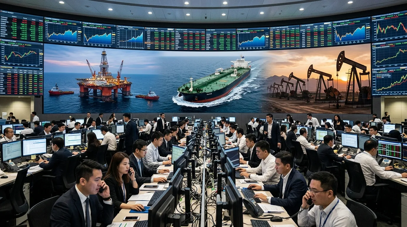 Asian Shares Rise on Chip Rally as Oil Surge Revives Inflation Fears