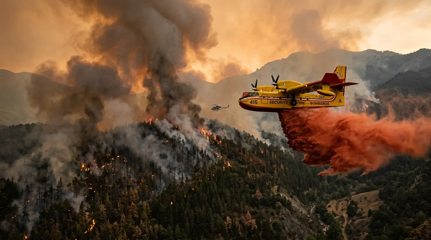 Southern Europe Fights Escalating Wildfires as Extreme Heat Forces Mass Evacuations