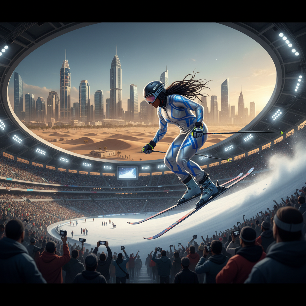 Desert to Downhill: Athena Makonnen Redefines Ski Racing from Dubai