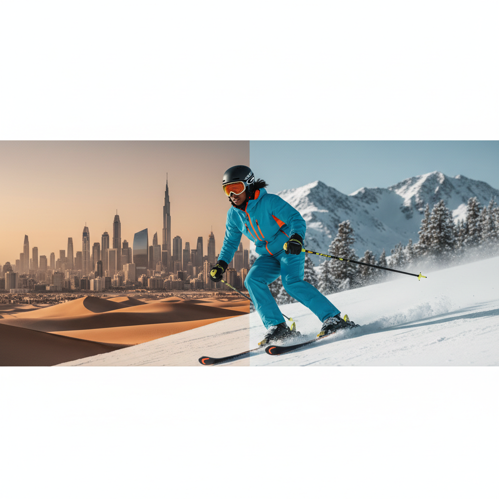 From Desert to Downhill: How Athena Makonnen is Building a Skiing Career from Dubai