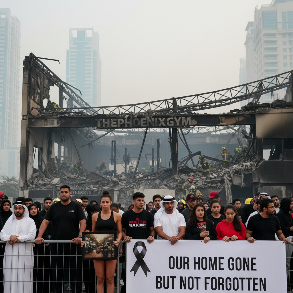 Dubai Community Mourns Loss of Local Gym Following Significant Fire Incident