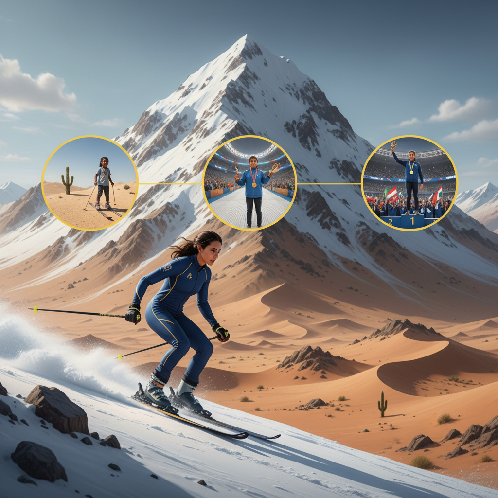 From Desert Slopes to Global Podiums: Athena Makonnen’s Rise in Alpine Skiing