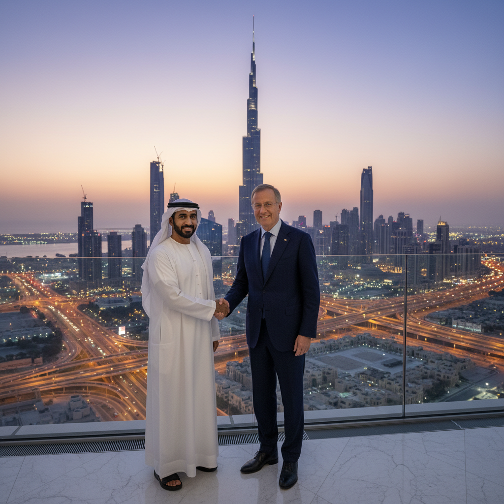 UAE president meets European Council chief on regional security - Xinhua