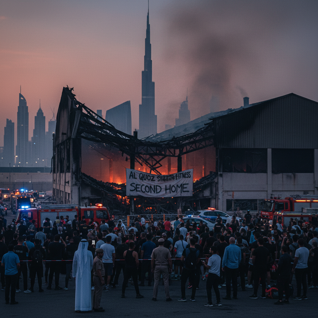 Fire Guts Iconic Al Quoz Gym; Dubai Fitness Community Mourns Loss of 'Second Home'