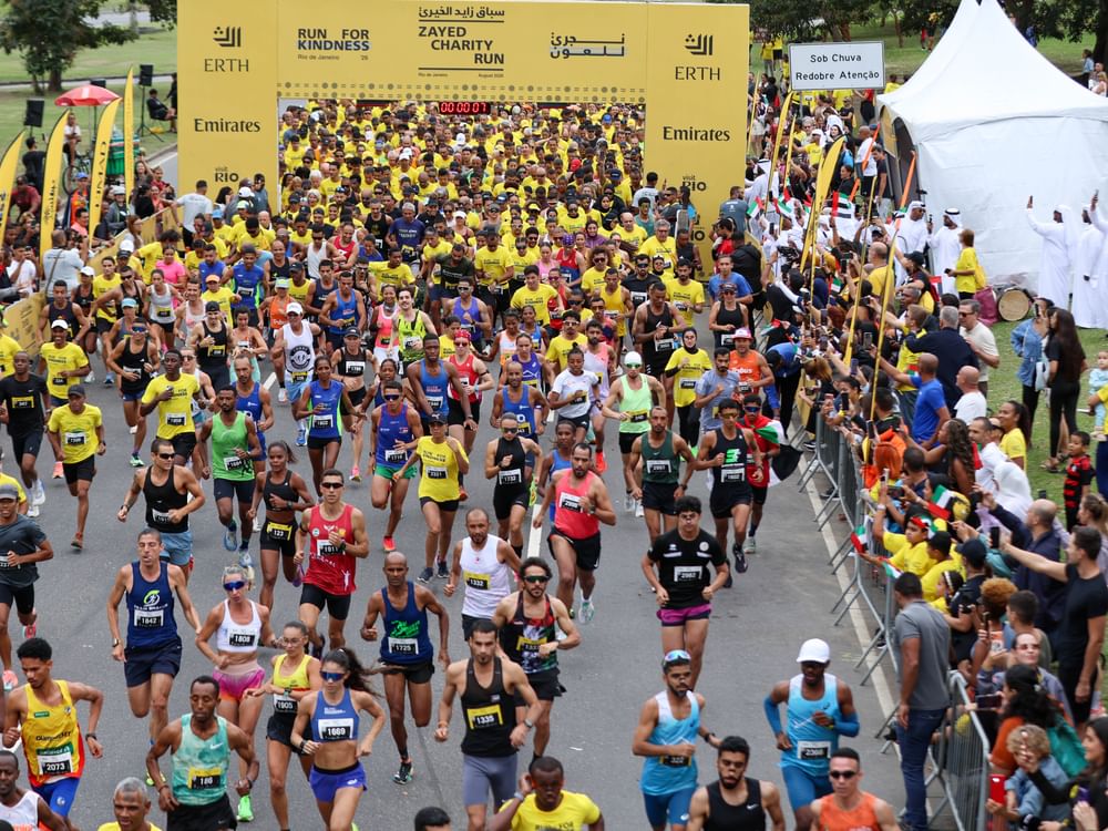 Zayed Charity Run unites over 2000 runners in Rio de Janeiro, advancing its global humanitarian mission