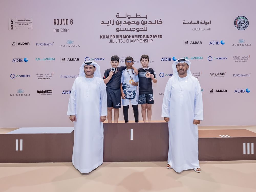 Sharjah Self-Defence Sports Club takes lead on opening day of Round 6 of Khaled bin Mohamed bin Zayed Jiu-Jitsu Championship in Dubai