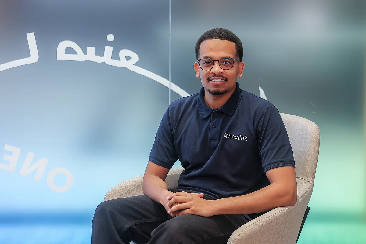Mohamed Nabil smiles in a professional portrait, representing the launch of his new digital pharmacy platform.